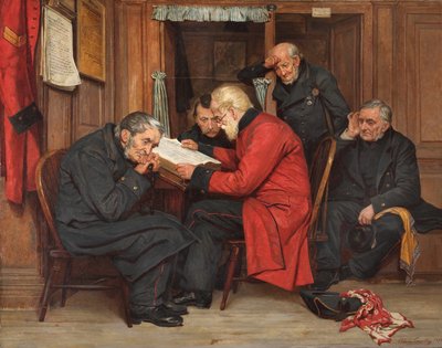 Chelsea Pensioners in the Long Wards by Ellen Conolly